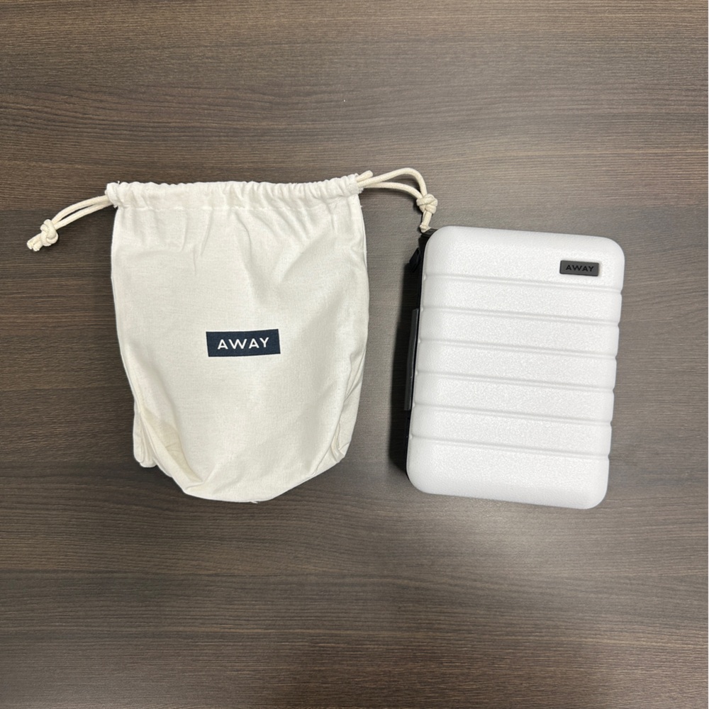 NWOT Away Travel Mini Suitcase in White